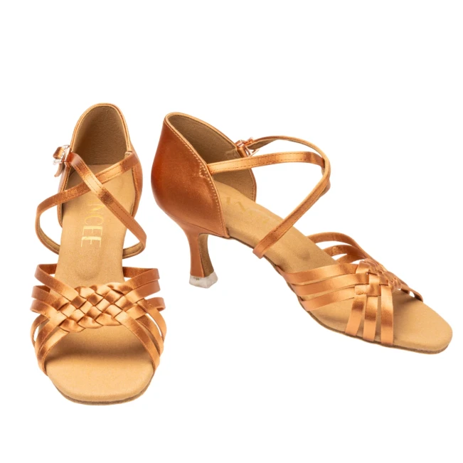 Dancee Clara, Damen-Lateinschuhe – Nude – Dark Tan