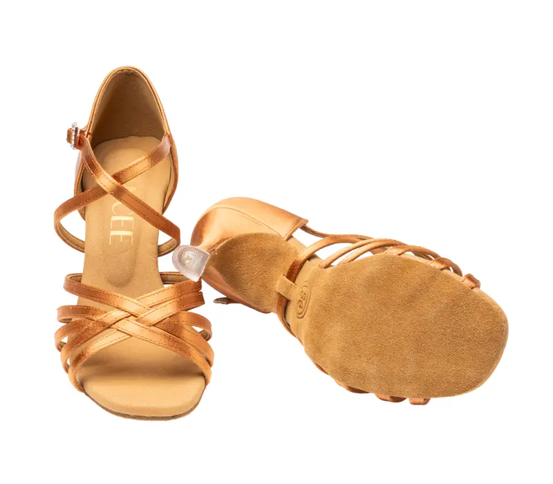 Dancee Dia, Damen-Lateinschuhe - Hautfarben - dark tan