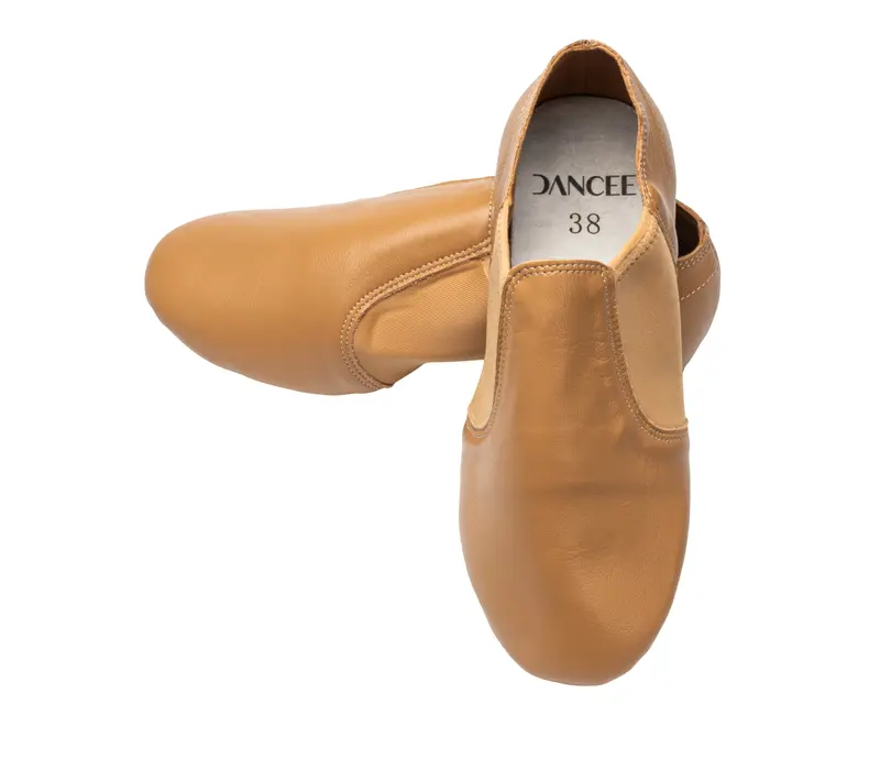 Dancee Economy Jazz Slip-On, Damen-Jazzschuhe Dancee Jazz Slip-on, Damen-Jazzschuhe - Hautfarben - Tan
