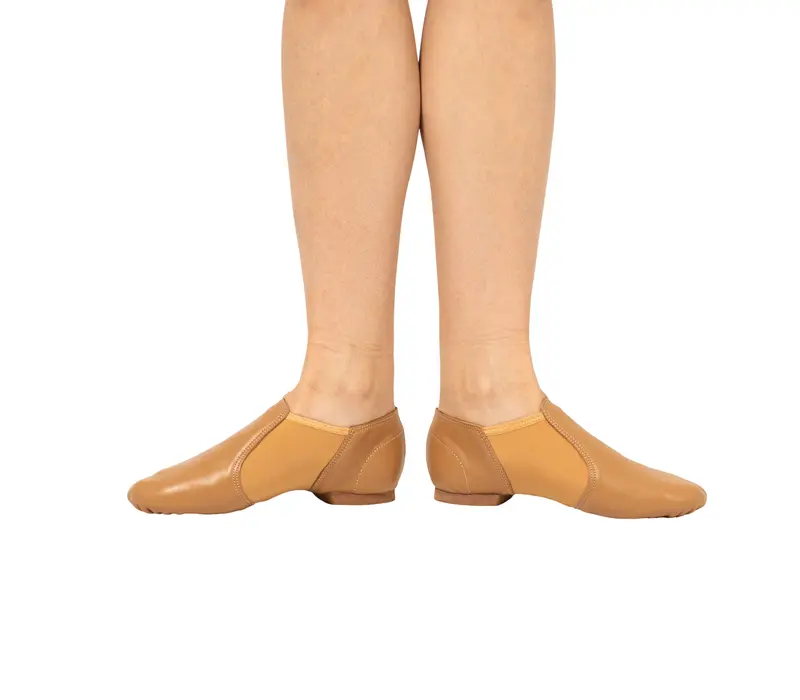 Dancee Economy Jazz Slip-On, Damen-Jazzschuhe Dancee Jazz Slip-on, Damen-Jazzschuhe - Hautfarben - Tan