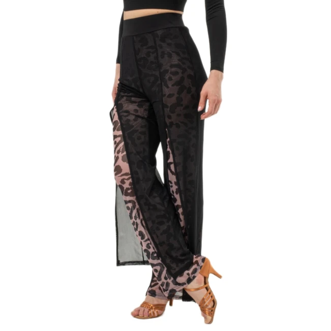 Dancee Nataly ballroom, Damen-Tanzhosen Dancee Nataly ballroom, Damen-Tanzhosen - Leopard