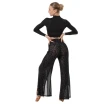 Dancee Nataly ballroom, Damen-Tanzhosen - Schwarz Dancee Nataly ballroom, Damen-Tanzhosen - Schwarz