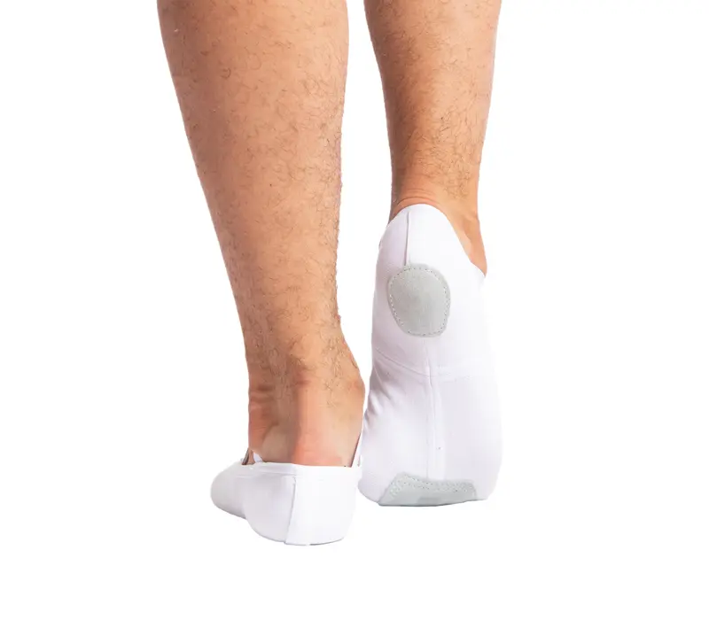 Dancee Pro Stretch, Herren Ballettschläppchen elastisch - Weiß