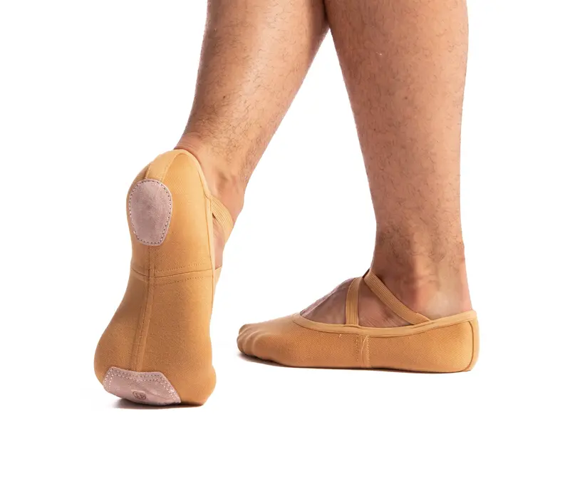 Dancee Pro stretch, elastische Herren-Ballettschläppchen - Hautfarben - Tan Dancee Pro stretch, elastische Herren-Ballettschläppchen - Hautfarben - Tan