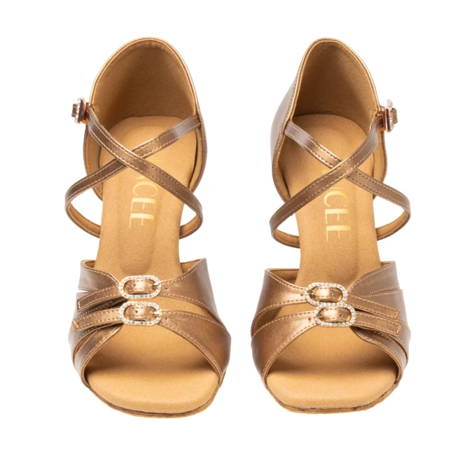 Dancee Stella Pro, Damen-Lateinschuhe - Bronzeleder Dancee Dancee Stella Pro, Damen-Lateinschuhe - Bronzeleder Dancee