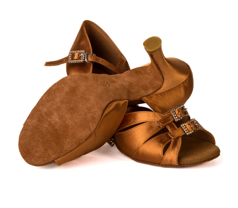 Dancee Stella, Damen-Lateinschuhe - Nude - Dark Tan