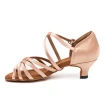 Dancee Zara, Lateinschuhe für Damen – Flesh satin WJ