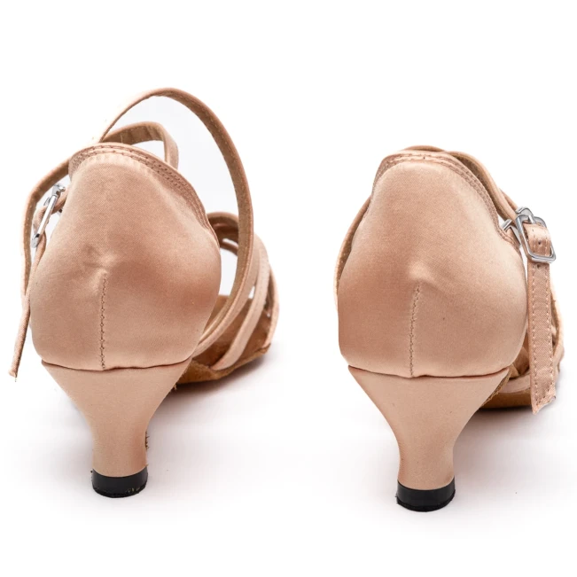 Dancee Zara, Lateinschuhe für Damen – Flesh satin WJ