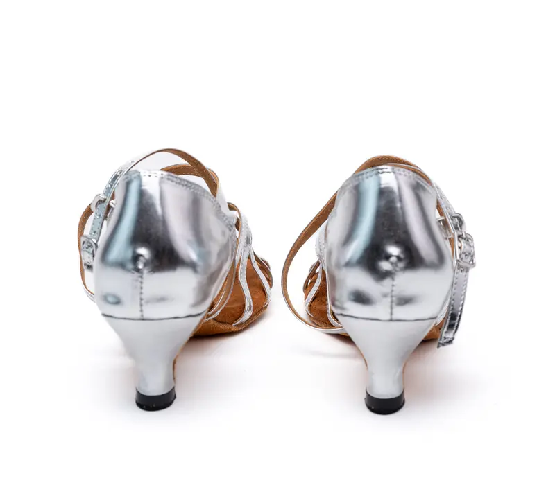 Dancee Zara, Lateinschuhe für Damen - Silber Dancee Zara, Lateinschuhe für Damen - Silber