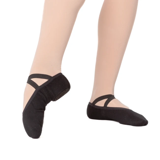 Dancee Pro stretch, elastische Ballettschläppchen für Damen Dancee Pro Stretch, Damen elastische Ballettschläppchen - Schwarz