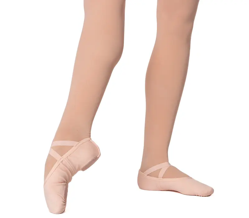 Dancee Pro stretch, elastische Ballettschläppchen für Damen Dancee Pro stretch, elastische Damen-Ballettschläppchen - Rosa- pink