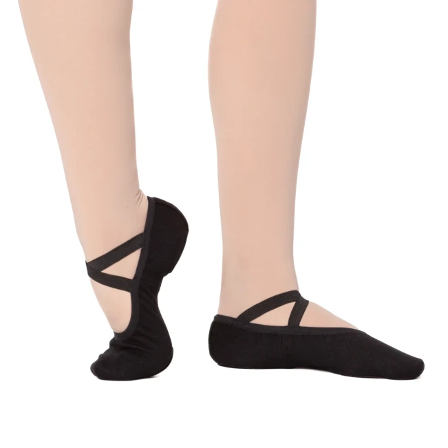 Dancee Pro stretch, elastische Ballettschläppchen für Damen Dancee Pro Stretch, Damen elastische Ballettschläppchen - Schwarz