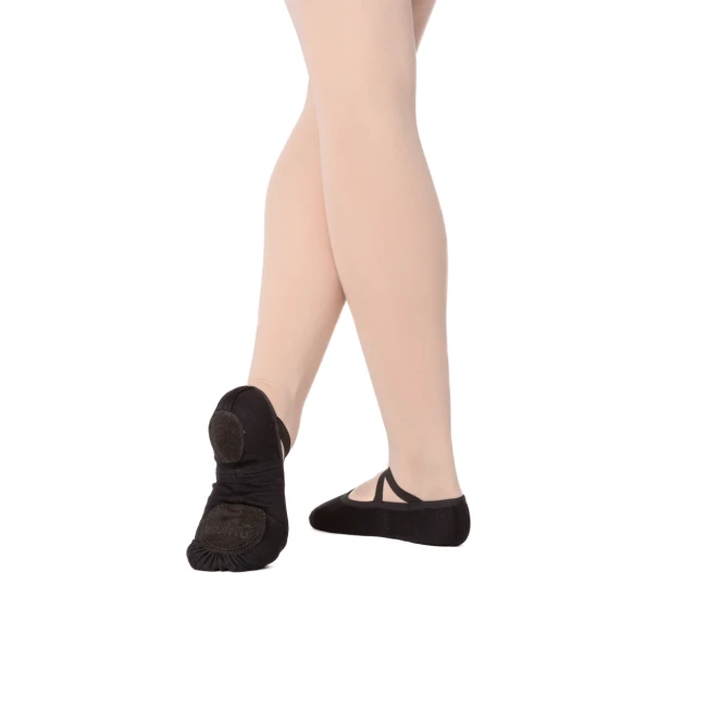 Dancee Pro stretch, elastische Ballettschläppchen für Damen Dancee Pro Stretch, Damen elastische Ballettschläppchen - Schwarz