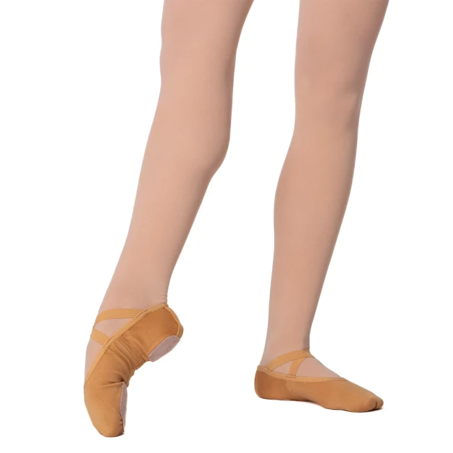 Dancee Pro stretch, elastische Ballettschläppchen für Damen Dancee Pro Stretch, elastische Ballettschläppchen für Damen - Hautfarben - Tan