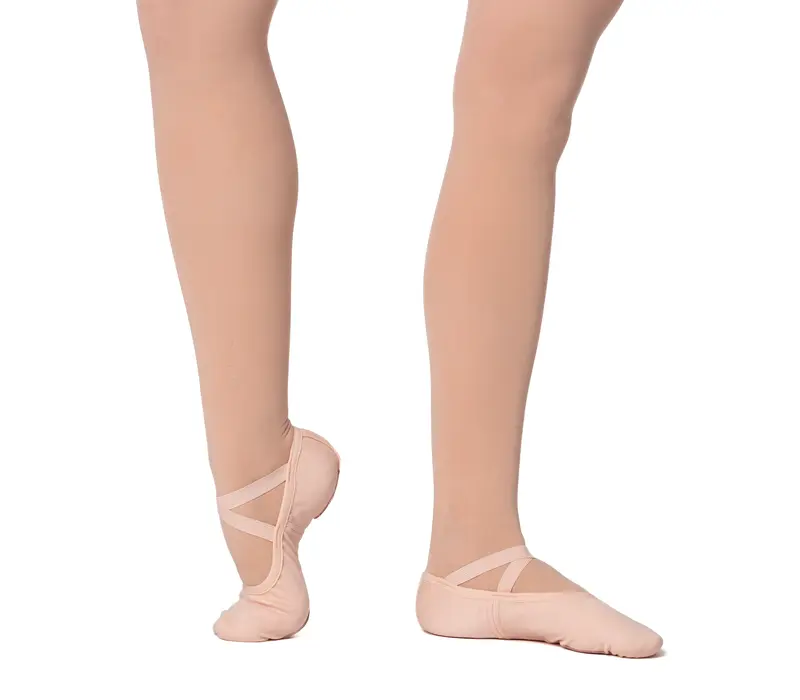 Dancee Pro stretch, elastische Ballettschläppchen für Damen Dancee Pro stretch, elastische Damen-Ballettschläppchen - Rosa- pink
