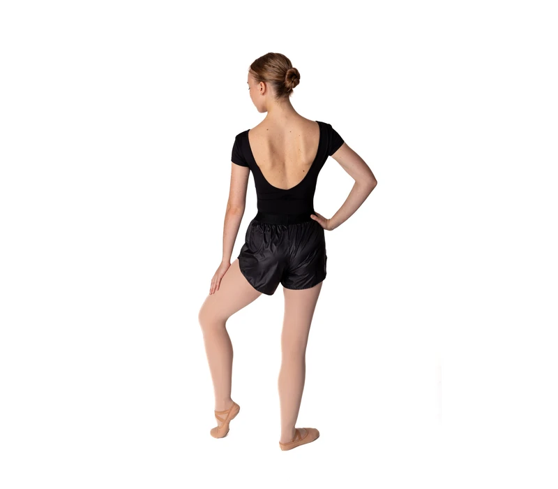 Lesson, kurze weite Trainingsshorts - Schwarz