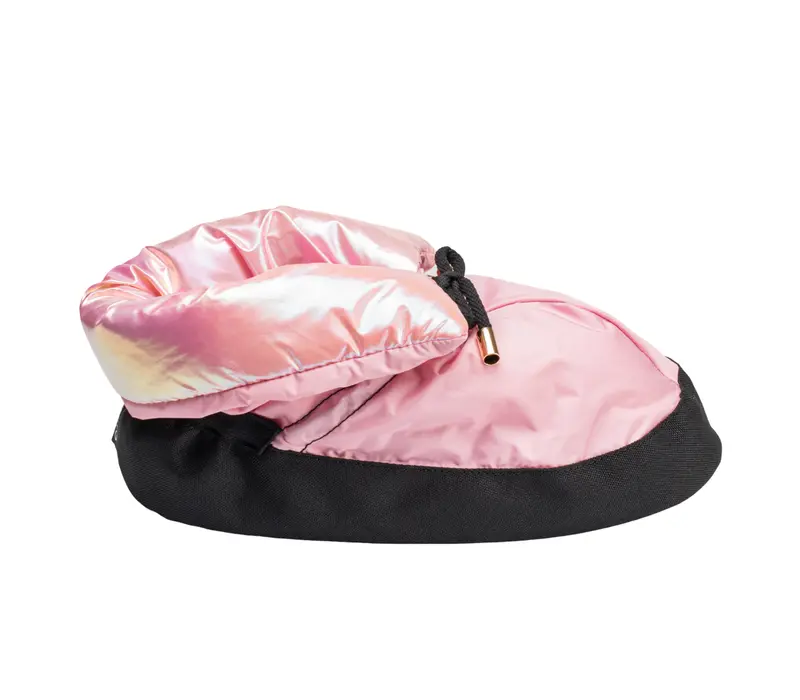 Capezio Ballroom Warmup Booties, Mädchen-Aufwärmschuhe – Metallic Hellrosa Capezio Ballroom Warmup Booties, Mädchen-Aufwärmschuhe – Metallic Hellrosa