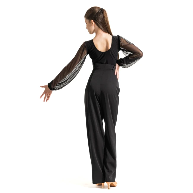 FSD Kamila Mesh, Mädchen-Body mit Netzärmeln