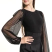 FSD Kamila Mesh, Mädchen-Body mit Netzärmeln
