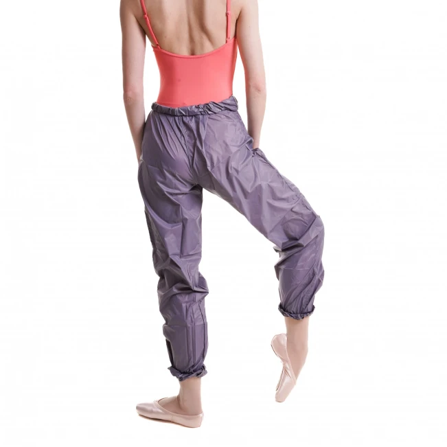 Bloch, lange Damen-Warm-up-Knisterhosen Bloch, Damen lange Aufwärm-„Raschel“-Hose – Hellrosa Bloch