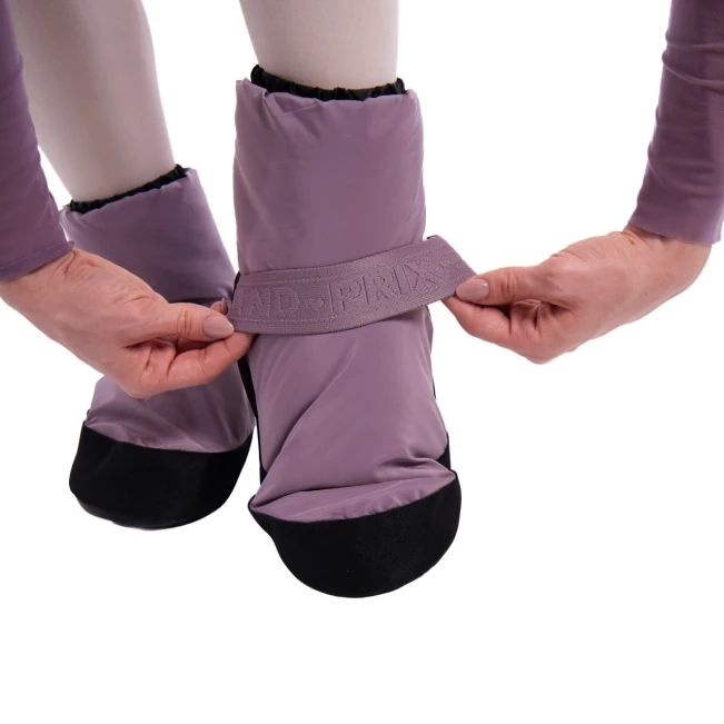 GP Warm up Lesson Booties, Tanzschuhe zum Aufwärmen GP Warm up Lesson Booties, Tanzschuhe zum Aufwärmen - Violett – Vintage Violett GP