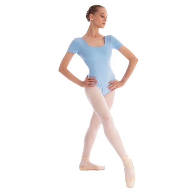 Dansez Vous Felia, Damen-Trikot mit kurzem Ärmel Dansez Vous Felia, Damen-Trikot mit kurzen Ärmeln - Denim Blue