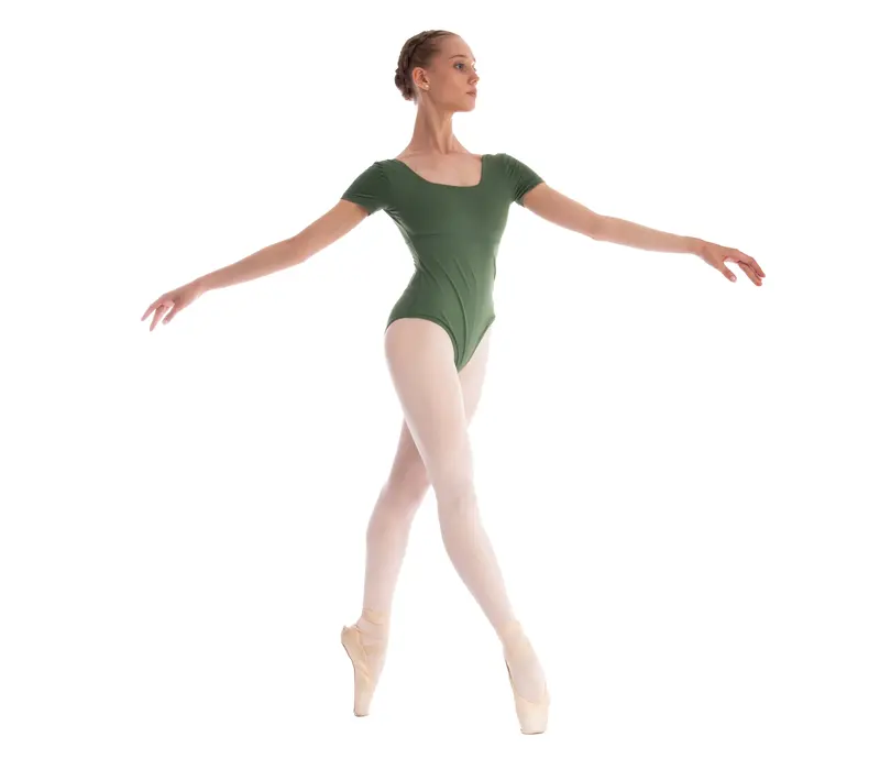 Dansez Vous Felia, Damen-Trikot mit kurzem Ärmel - Olivgrün