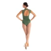 Dansez Vous Olga, Damen-Balletttrikot - Olivgrün Dansez Vous Olga, Damen-Balletttrikot - Olivgrün
