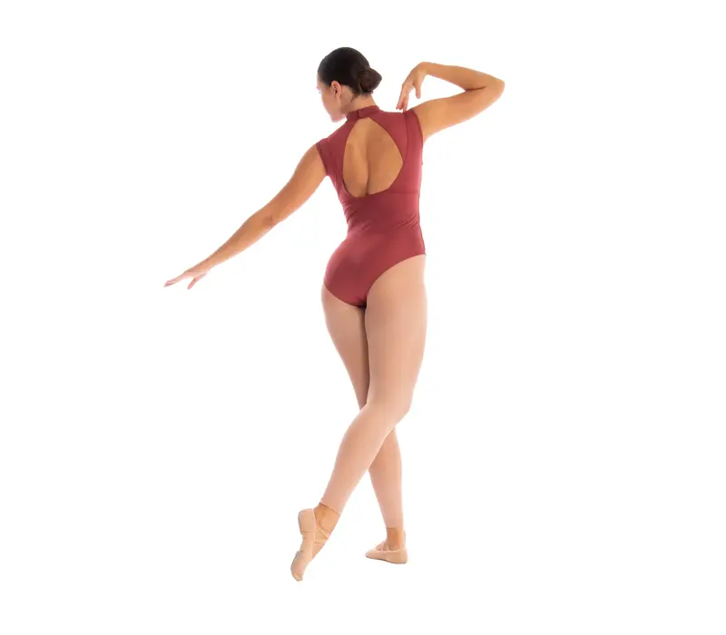 Dansez Vous Olga, Damen-Balletttrikot - Bordeaux - Burgundy