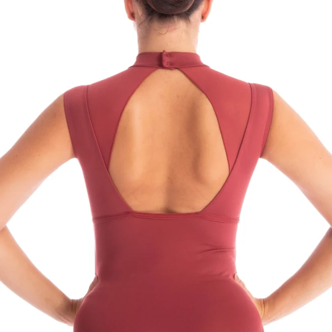 Dansez Vous Olga, Damen-Balletttrikot Dansez Vous Olga, Damen-Balletttrikot - Bordeaux - Burgundy