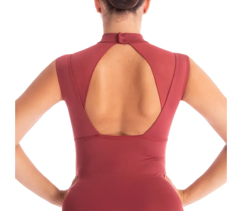 Dansez Vous Olga, Damen-Balletttrikot - Bordeaux - Burgundy