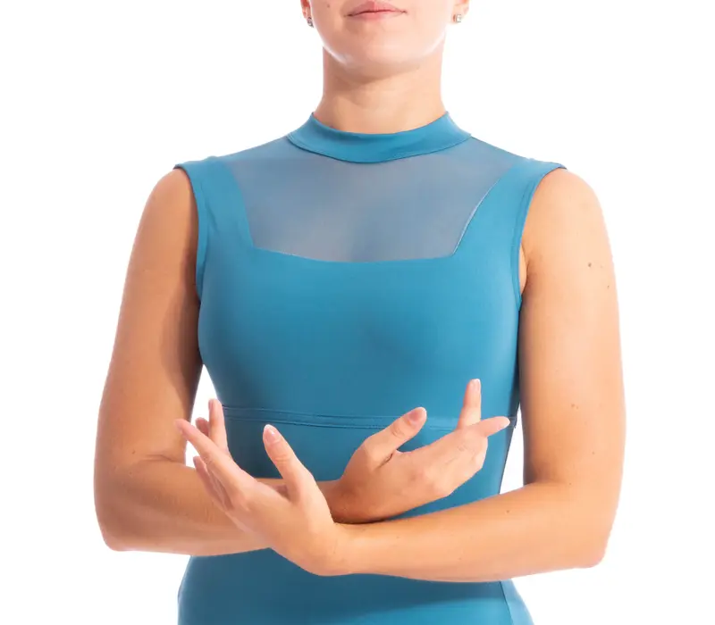 Dansez Vous Olga, Damen-Balletttrikot Dansez Vous Olga, Damen-Balletttrikot - Blau Saxony blue DV