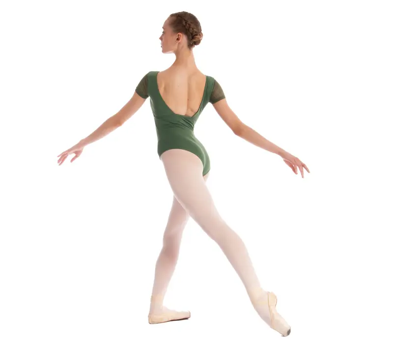 Dansez Vous Ophelia, Damen-Trikot mit Mesh-Ärmeln – Denim Blue