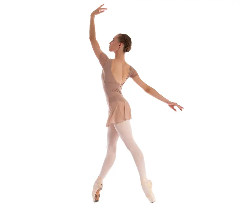 Dansez Vous Ophelia, Damen-Trikot mit Mesh-Ärmeln – Denim Blue