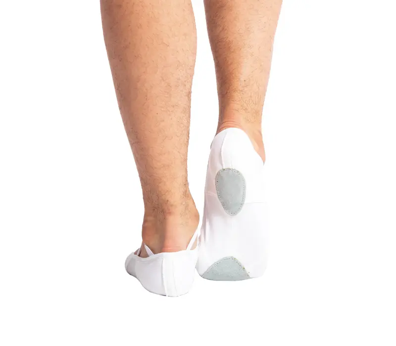 Dansez Vous Vanie, elastische Ballettschläppchen für Jungen - Weiß Dansez Vous Vanie, elastische Ballettschläppchen für Jungen - Weiß