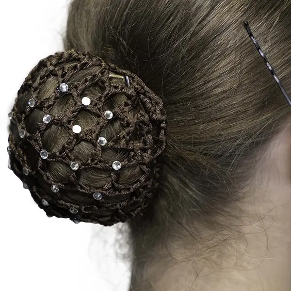 Dansez Vous Dutt-Abdeckung, Haargummi mit Kristall