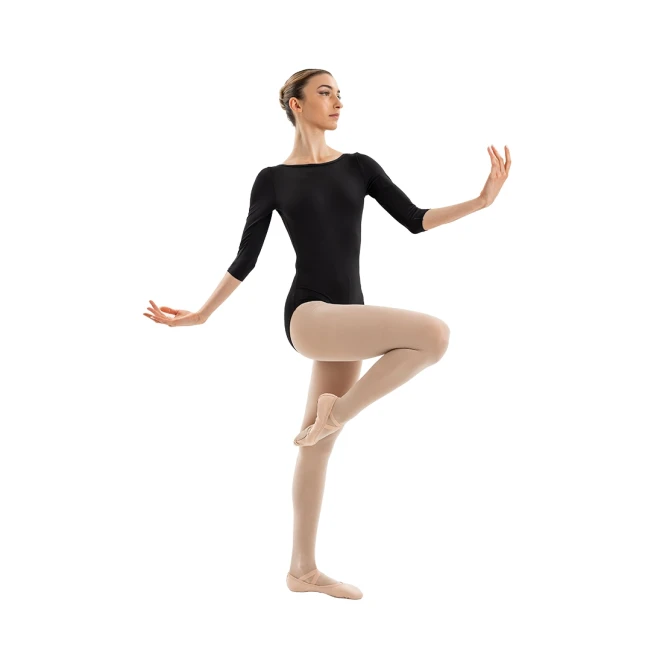 Capezio Essential Boatneck, Dress für Damen mit 3/4-Ärmel