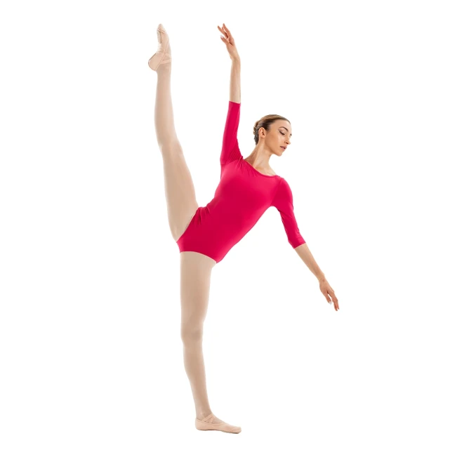 Capezio Essential Boatneck, Dress für Damen mit 3/4-Ärmel