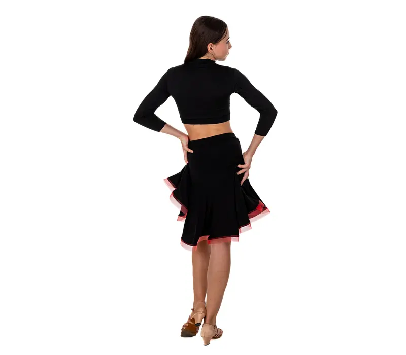 Kinderrock für Latin basic Kinderrock für Latin Basic – Rot/Schwarz