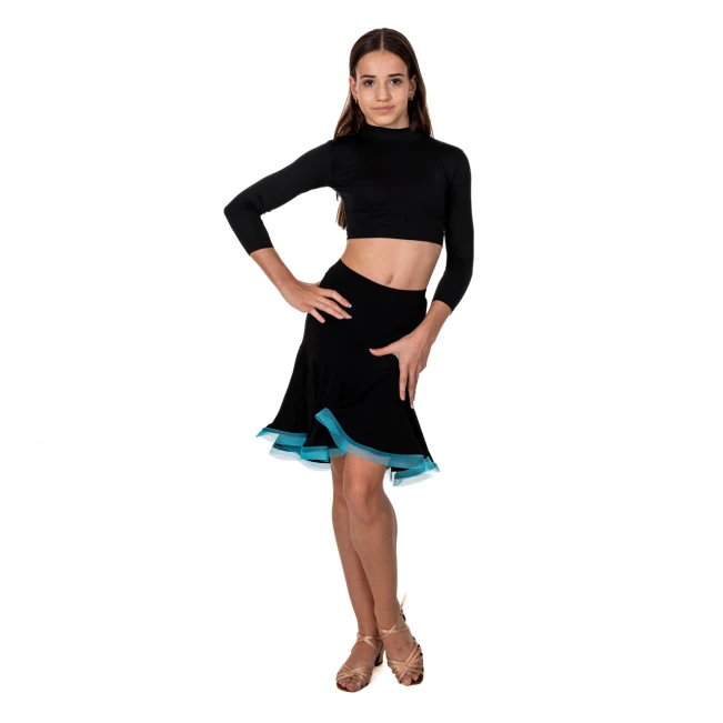 Kinderrock für Latin basic Kinderrock für Latin Basic - Schwarz/Blau