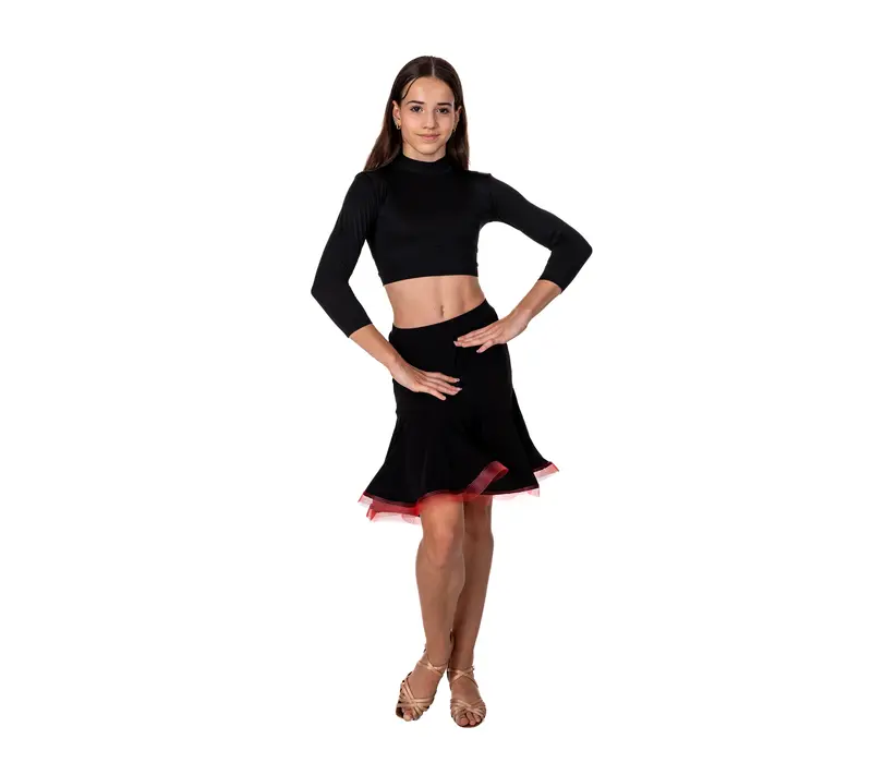 Kinderrock für Latin basic Kinderrock für Latin Basic – Rot/Schwarz