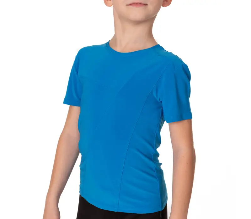 Jungen-T-Shirt für Gesellschaftstanz basic Jungen-T-Shirt für Gesellschaftstanz basic – Braun – chocolate