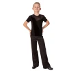 Jungen-T-Shirt für Gesellschaftstanz basic – Braun – chocolate Jungen-T-Shirt für Gesellschaftstanz basic – Braun – chocolate