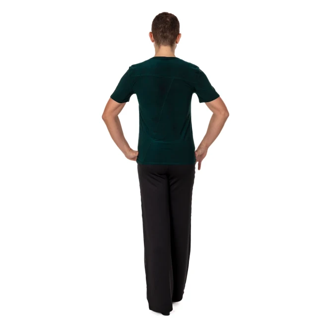 Herren-T-Shirt für Gesellschaftstanz Basic Herren-T-Shirt für Gesellschaftstanz Basic – Grün – dark green