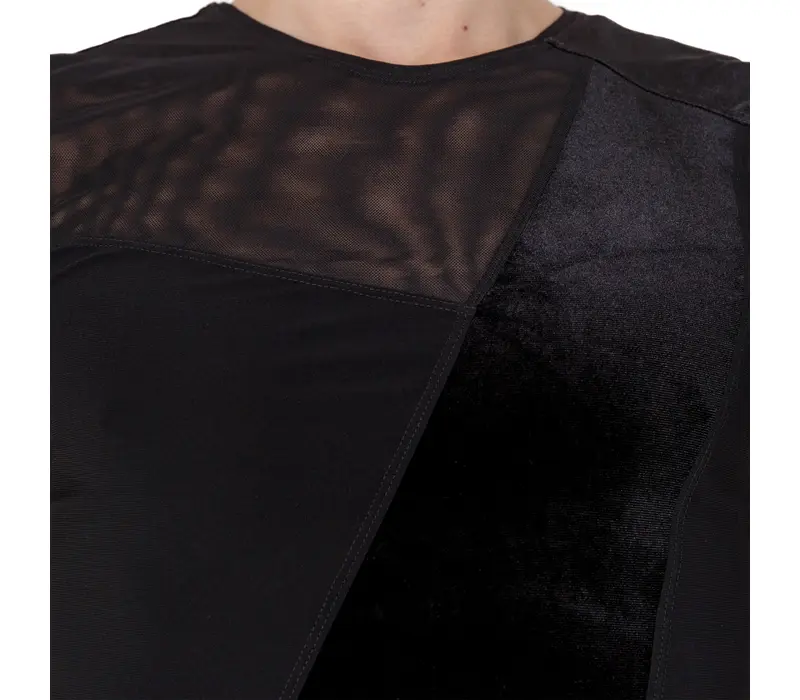 Herren-T-Shirt für Gesellschaftstanz Basic – Schwarz