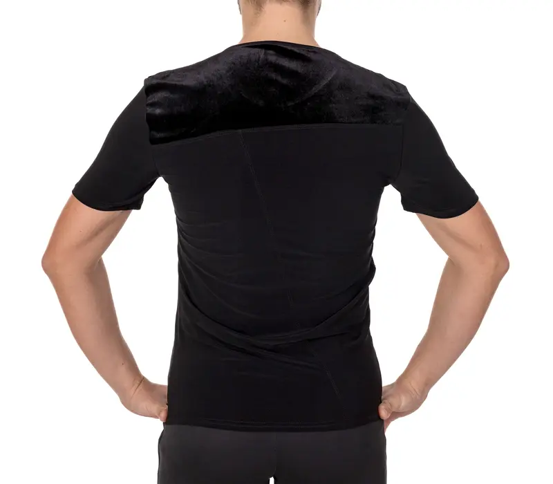 Herren-T-Shirt für Gesellschaftstanz Basic – Schwarz
