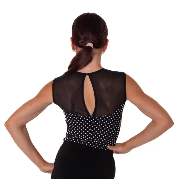 Ada, gepunkteter Body für Mädchen