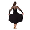 Claudia, Trikot für Mädchen mit transparenten, gepunkteten Ärmeln Claudia, Trikot für Mädchen mit transparenten, gepunkteten Ärmeln