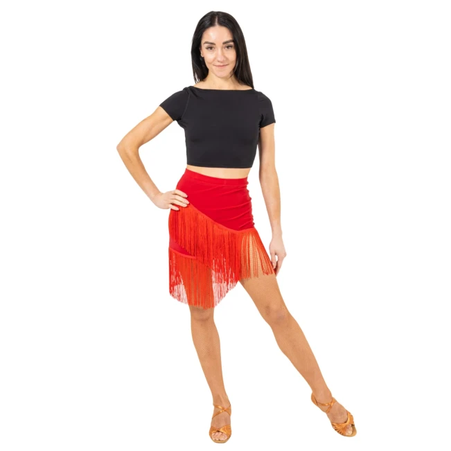 Capezio Clover Crop Top, Damen-Latino-Top Capezio Clover Crop Top, Damen-Latino-Top