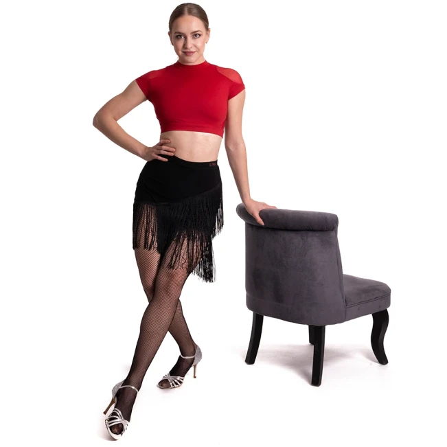 FSD Basic Fransensrock für Latin FSD Basic Fransenrock für Latin – Leopard